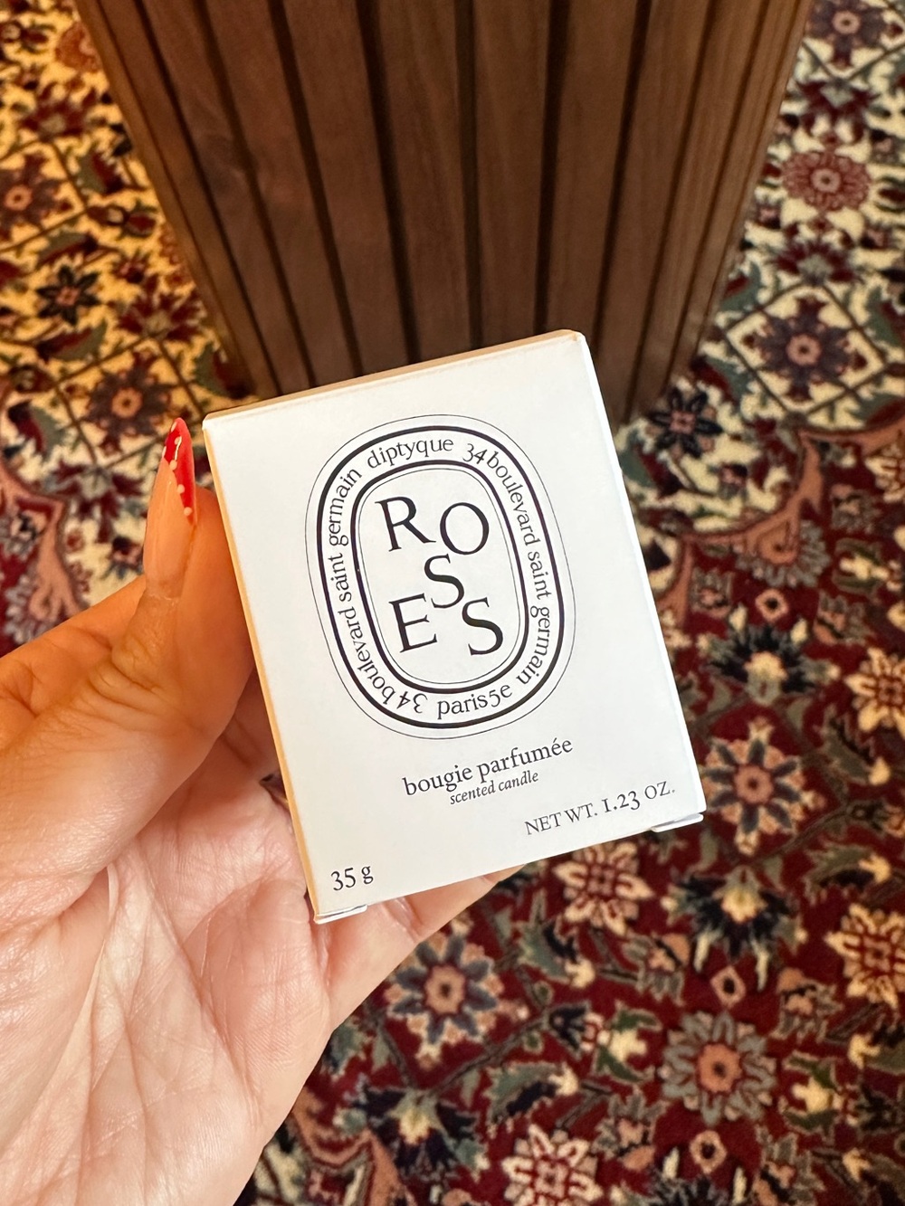 Diptyque Scented Candle Mini- Roses - Picture 4 of 5
